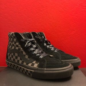 Vans Black Checker Sk8 Highs